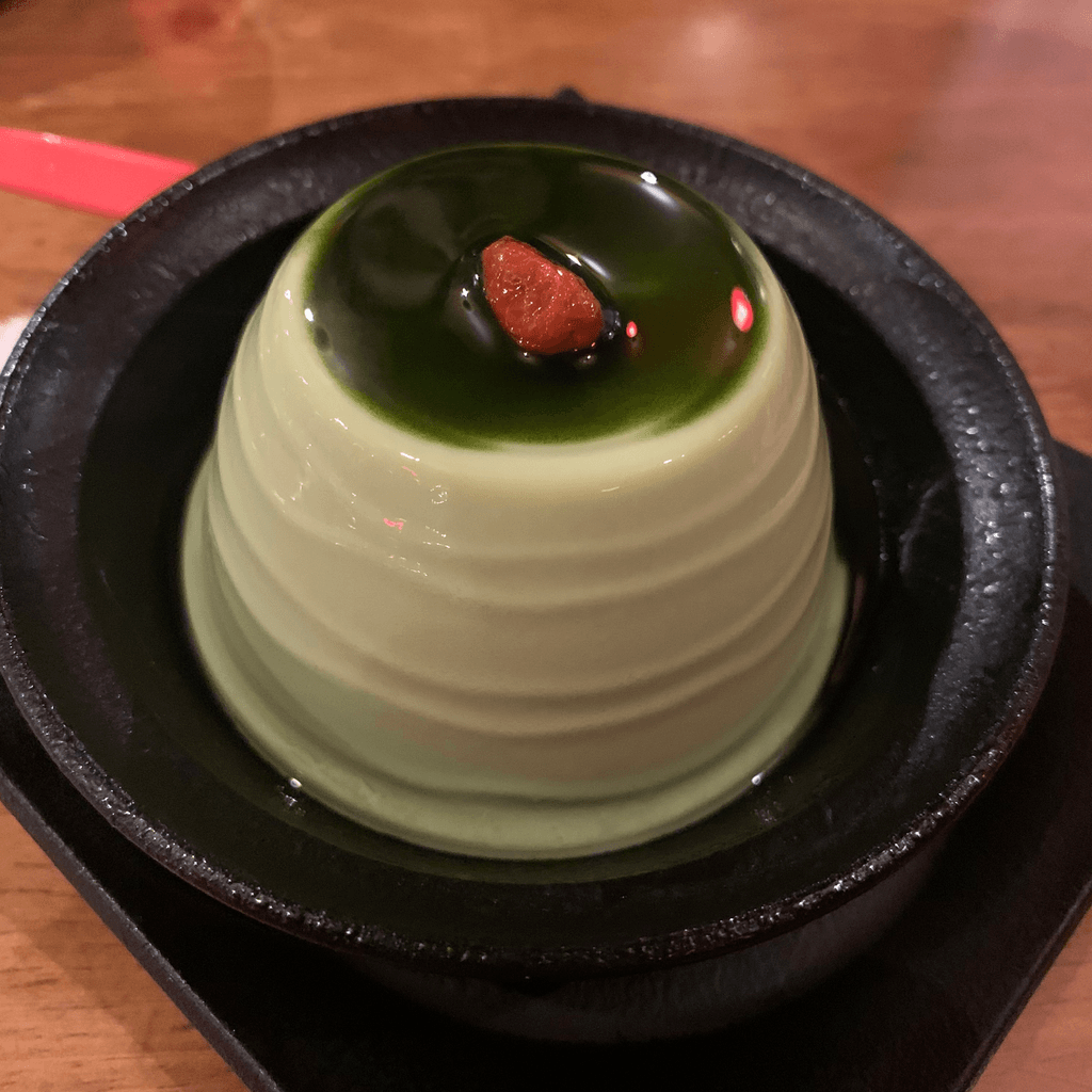 一蘭拉麵既抹茶杏仁豆腐 抹茶味濃 杏仁味唔算好勁 豆腐滑 社群相聚 U Lifestyle 香港優惠及生活資訊平台