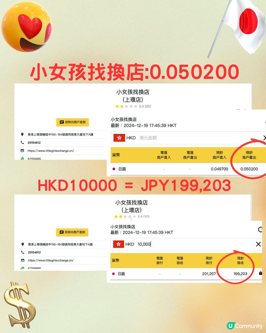 日圓再跌穿5算‼️🇯🇵即睇14間銀行/找換店港元對日圓匯率比較💰呢個地方最抵！😍 | U Community 社群平台