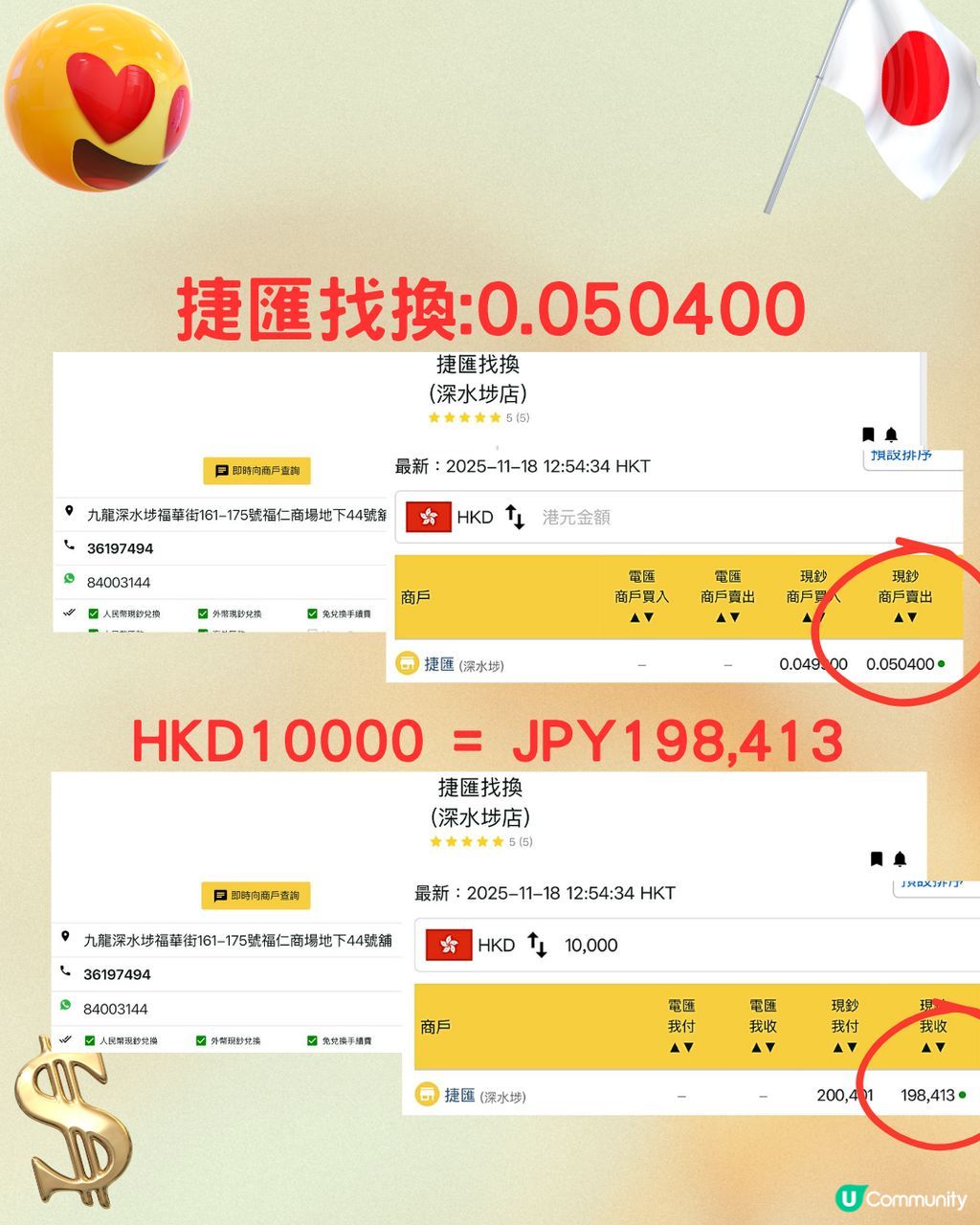 日圓跌穿5算‼️🇯🇵即睇18間銀行/找換店港元對日圓匯率比較💰呢個地方最抵！😍 | U Community 社群平台