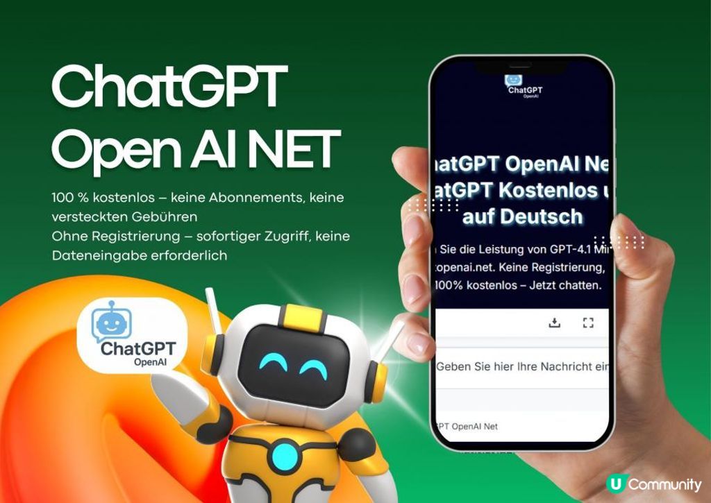 ChatGPT OpenAI Net – 面向所有人的免费AI 聊天机器人| U ...