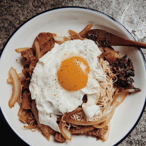 低醣洋蔥叉燒炒蛋白麵

最近嘗試低醣飲...