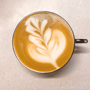 Homemade Latte 
Beans: Reaction Coffee Roaste...