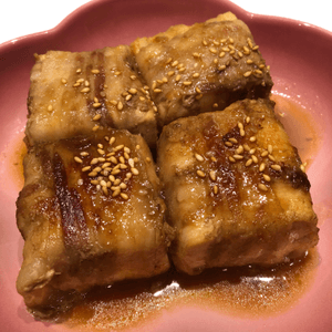 《日式豚肉豆腐磚》

一個而煮、送...