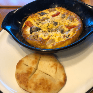 Italian Frittata

蛋餅有口感，也飽肚...