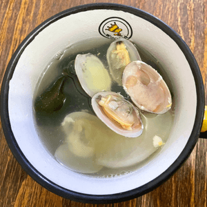 蜆肉蘿蔔海帶結湯