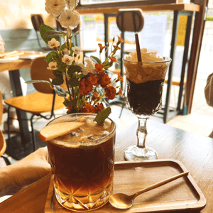 Apple cider coffee tonic
&
Irish coffee

At
L...