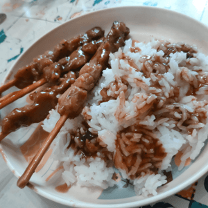 雞肉串🐤燒汁飯🍚