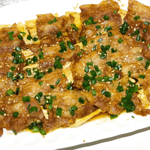海鮮醬蒸腐竹腩肉 Dried bean curd...