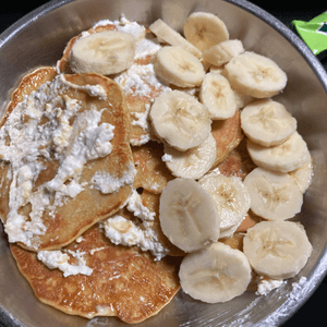 pancake
份量隨手落，外表樣衰，但有內...