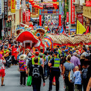 當年向澳洲過農曆新年