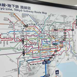 東京複雜嘅地鐵線路圖