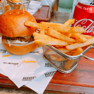 Burger and Fries