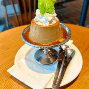 昭和風Cafe。咖啡布丁🍮 