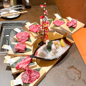 日式燒肉放題買一送一/生日火山牛肉盤/A5日本黑毛和牛