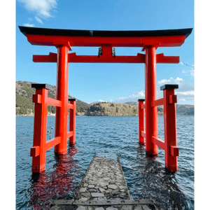 蘆之湖邊的鳥居⛩️