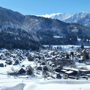 🤍白川鄉雪景 x 青空💙