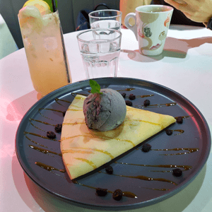 球gelato仲突出過個crêpe 