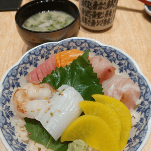 午市魚生飯定食