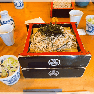 長野松本市行商店街食蕎麥麵