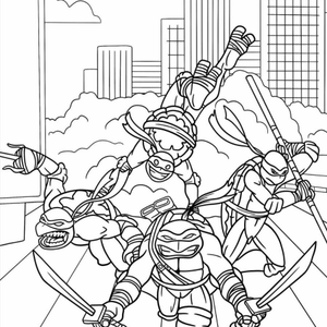 Ninja Turtle Coloring Pages: Creative Adventures Await