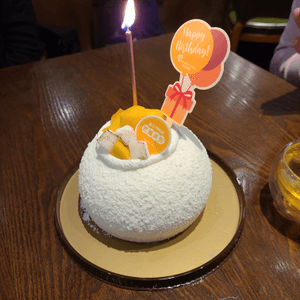 慶生第三擊～芒果麻薯蛋糕