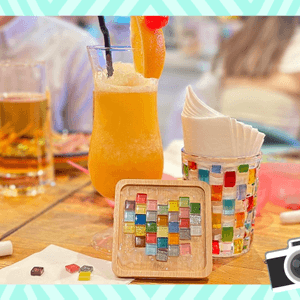 DIY Mosaic彩色🦜餐廳🍸