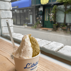 輕井澤L’ibisco Gelato 💕😆