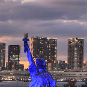 台場自由女神像
以法國巴黎自由女神像為模...