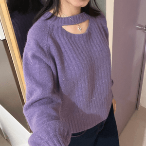 😍紫色冷衫，好靚呀。