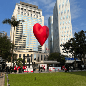 巨型懸浮心心❤️