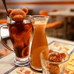 超可愛熊仔茶冰❤️港式奶茶🌟港式檸茶
