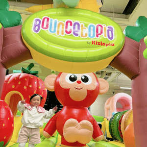 【Bouncetopia AIRSIDE】 試玩小專員分享｜8000呎的充氣彈床任玩｜8位人氣角色Kiztopia Friends一齊探險
