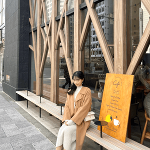 日本大阪心齋橋木系寧靜咖啡店