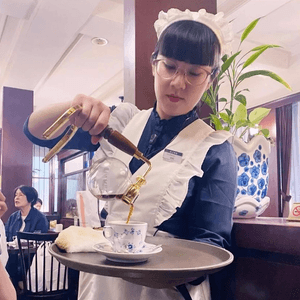 【東京銀座】懷舊洋日式風格☕️女僕裝店員親自倒咖啡