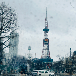 雨中北海道