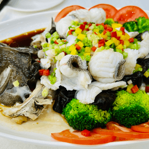 🍽️深圳得悅樓巧手小菜 ~ 美美的🐟石斑魚！