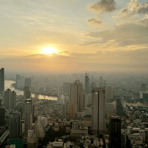泰國最高skybar觀景台日落