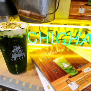 上環📍《茶痴》新品:研磨開心果燕麥奶茶😋👍