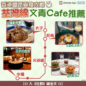 【荃灣線】香港沿鐵好食攻略。文青西餐Cafe推薦！