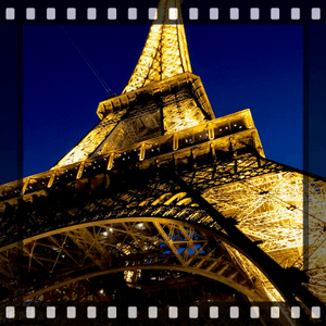 巴黎艾菲爾鐵塔下的日與夜☺️