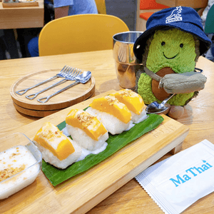 香芒糯米飯..壽司❔️🥭🍣