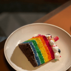 Rainbow petite cake