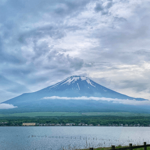 山中湖🗻有幸遇到富士山露臉