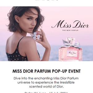 🎀MISS DIOR PARFUM POP-UP EVENT🎀