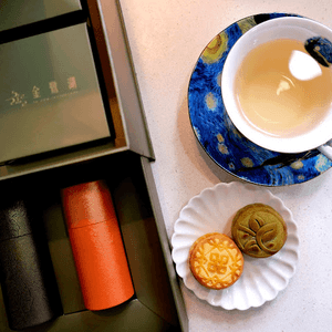 月餅配茶完美互補☽ 金鷺湖中秋月餅禮盒