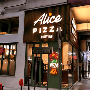 來自羅馬的長方形手切薄餅專門店❖ Alice Pizza