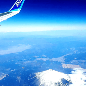 ANA 🛩 富士山上 ✈️🏔