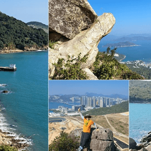 《清水灣道大坳門至布袋澳行山篇》釣魚翁、釣魚翁郊遊徑、大赤沙頂、蝦山篤、田下山、鷹咀石、大廟灣天后廟/碼頭