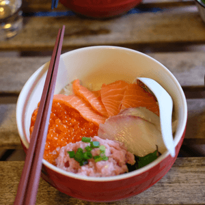 黃竹坑搵食！四色刺身丼，超抵食！🍣🤤