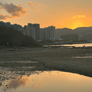 🌧️ 落雨天都唔怕！馬鞍山海旁散步，心情靚靚！